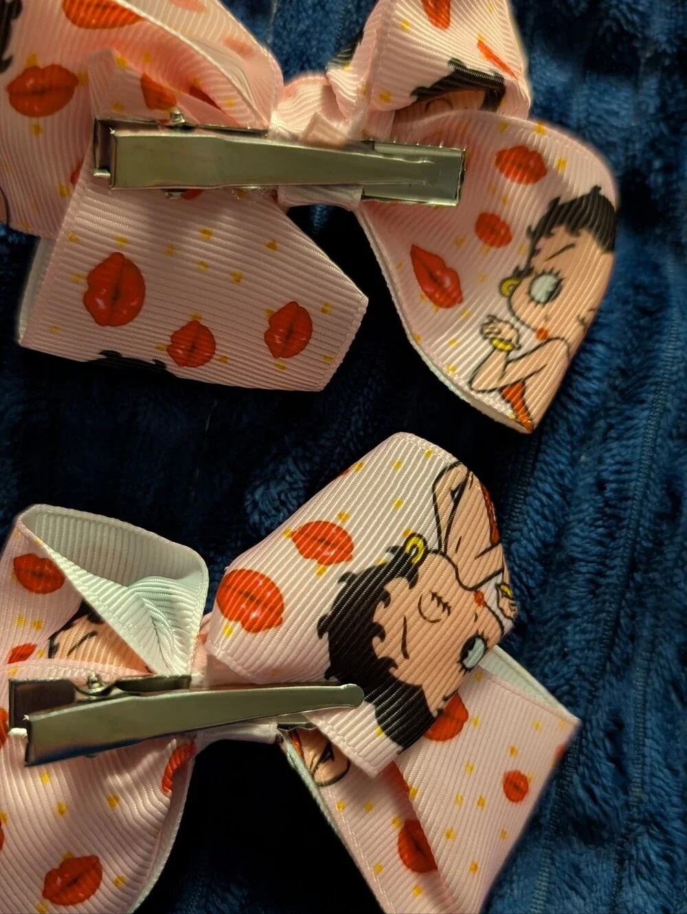 New Betty Boop Hair Bows (Set of 2)